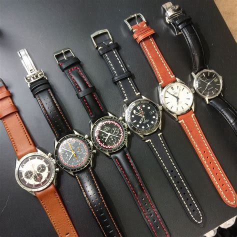 omega mens watches with leather strap|genuine omega leather watch straps.